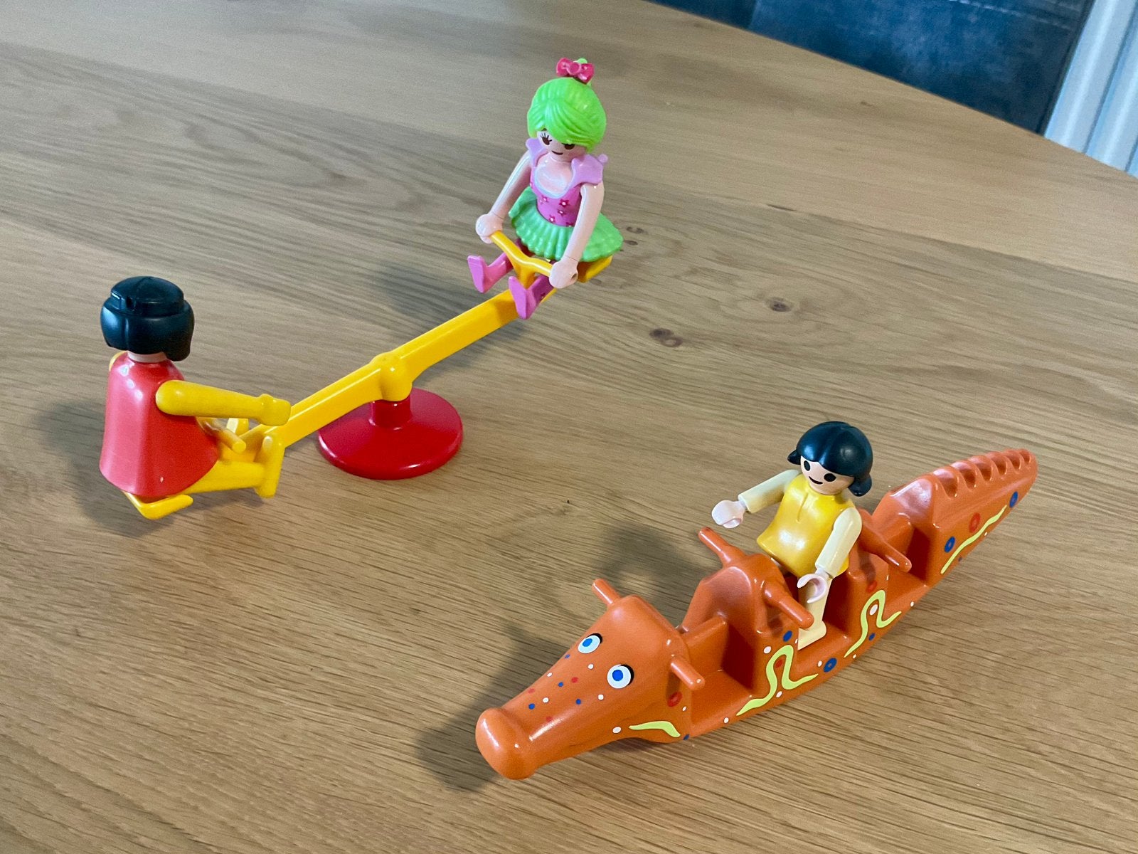 Playmobil : Wippen o.a. een Krokodillen wip incl. popetjes, Ophalen, Gebruikt