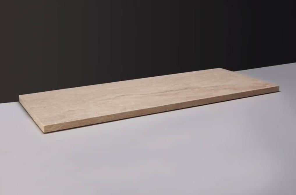 Travertin of Carrara platen (werkblad, schap of bartafel), Doe-het-zelf en Verbouw, Platen en Panelen, Ophalen, Nieuw, Overige materialen