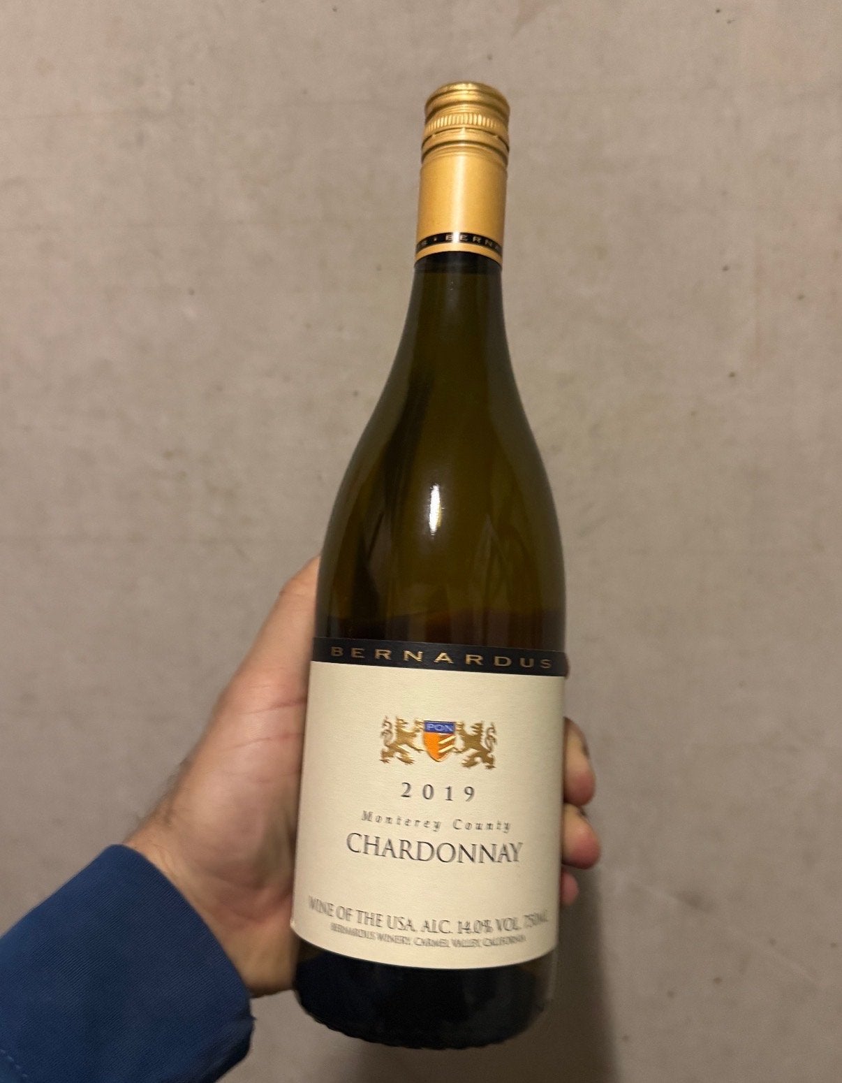 Bernardus Chardonnay 2019 - Monterey County, Ophalen of Verzenden, Nieuw, Noord-Amerika, Witte wijn