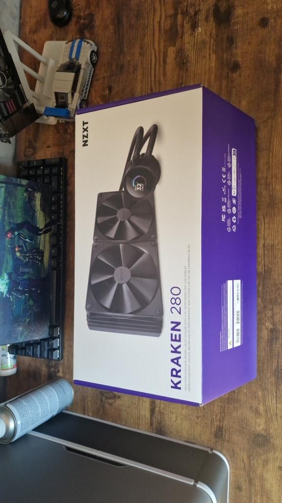 NZXT KRAKEN 280 LCD AIO Waterkoeling - Zo goed als nieuw, Ophalen