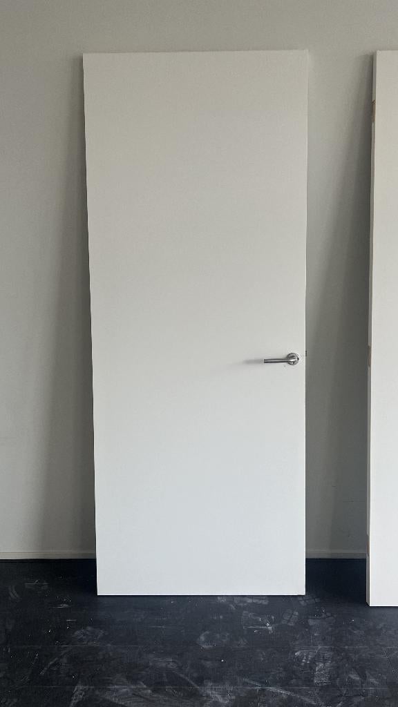 5 Stuks Witte Binnendeuren (231.5 x 93 en 231.5 x 83cm), Doe-het-zelf en Verbouw, Deuren en Horren, Ophalen, Gebruikt, 80 tot 100 cm