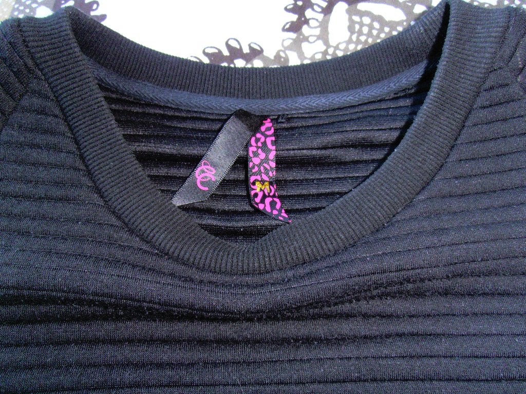 Coolcat zwarte ribbel sweater, maat M., Ophalen of Verzenden, Gedragen, Maat 38/40 (M), Zwart