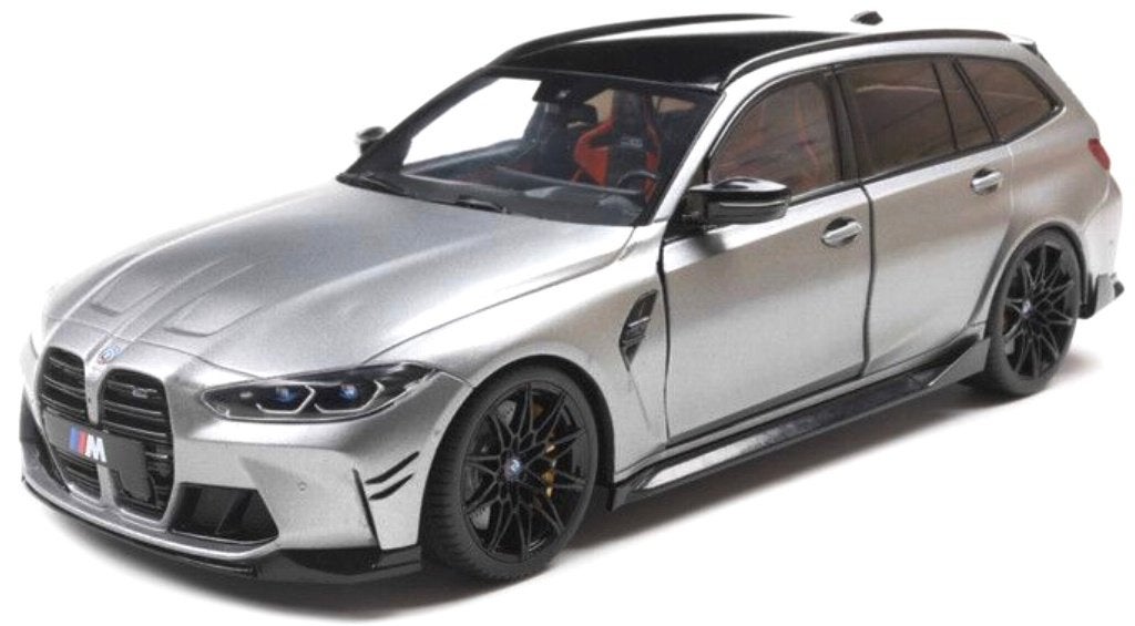 bmw m3 competition m xdrive touring grijs  solido nieuw 1:18, Ophalen, Nieuw, Auto, Solido