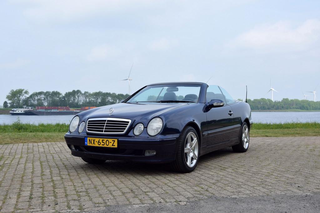 Mercedes-Benz CLK-Klasse Cabrio 230 K. Elegance (bj 2000), Auto's, Oldtimers, Automaat, Cabriolet, Bedrijf, 193 pk