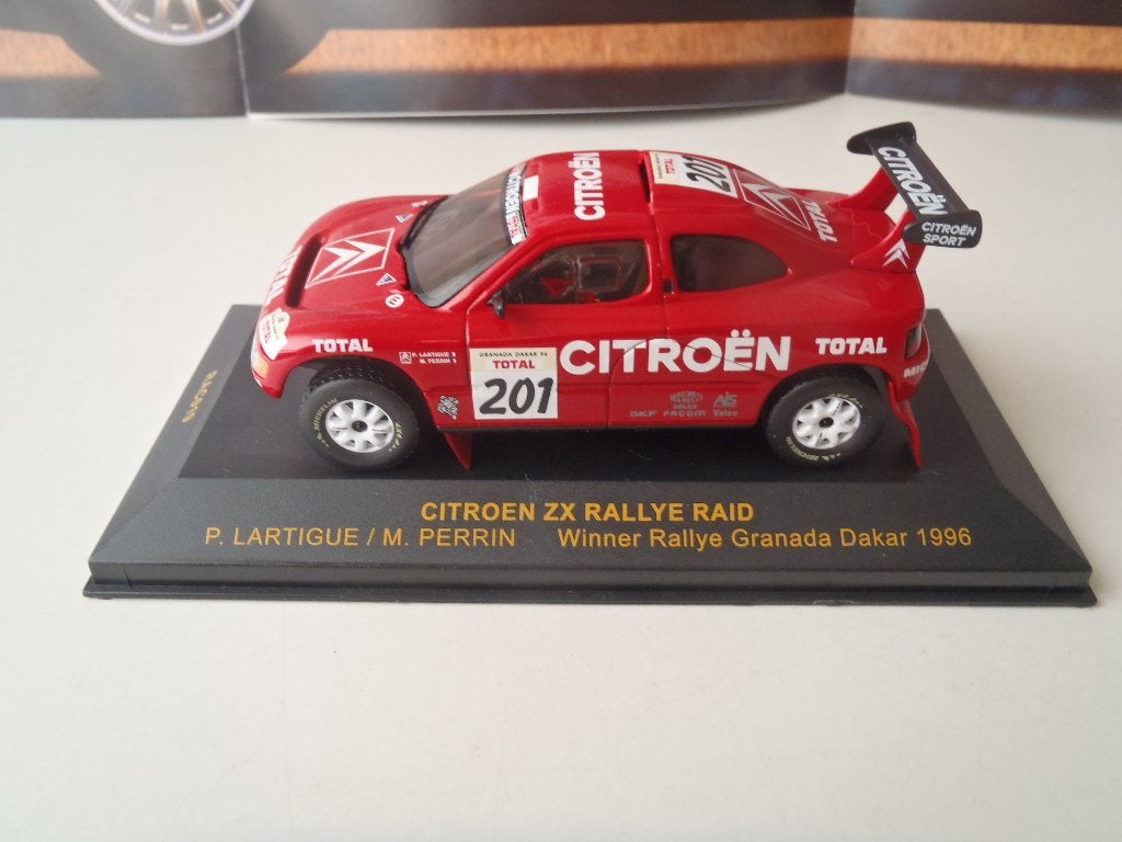 IXO 1:43 ZX Rallye Raid Granada Dakar 1996., Ophalen of Verzenden, Nieuw, Auto, Overige merken
