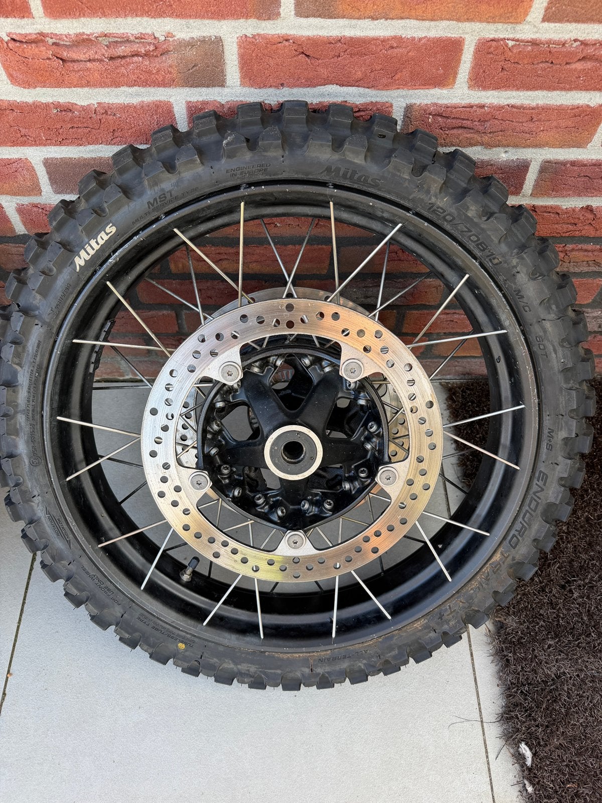 BMW R1250GS zwarte spaakvelgenset, Motoren, Ophalen of Verzenden, Gebruikt