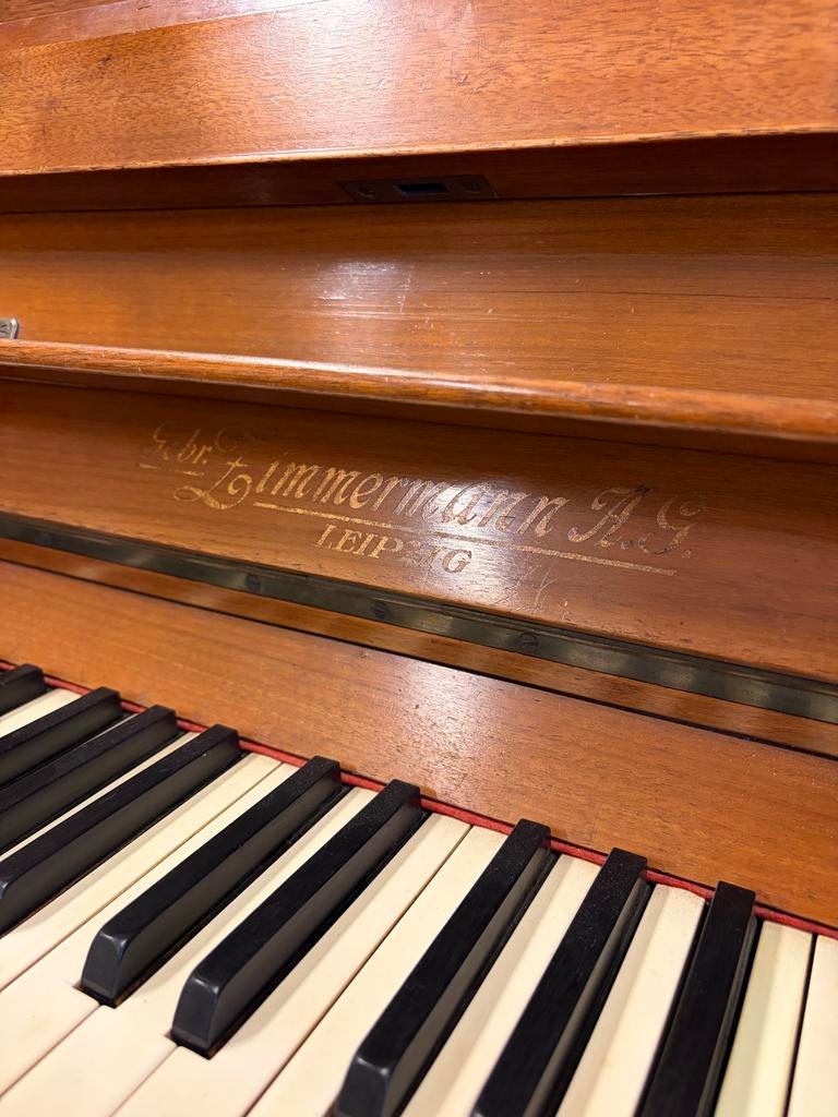 Unieke piano, Muziek en Instrumenten, Piano's, Ophalen, Gebruikt, Bruin, Onbekend