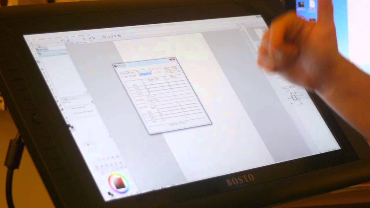 Bosto 22HDX graphic tablet  (Wacom alternative), Ophalen, Gebruikt, 22HDX, Bosto