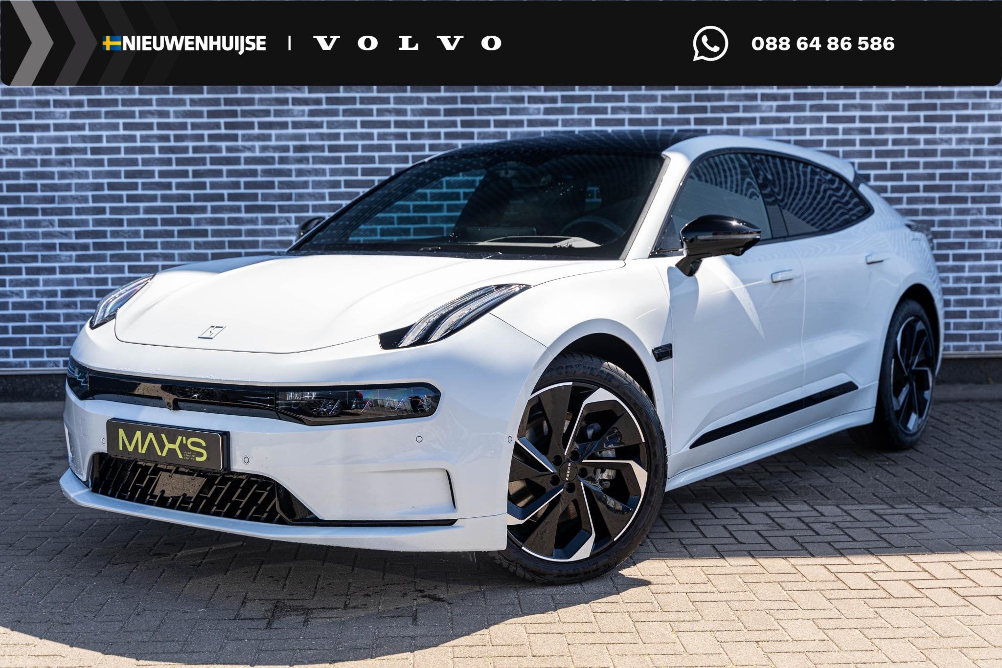 ZEEKR 001 RWD Long Range 100 kWh | V2L | 22kW Lader | Warmte, Auto's, ZEEKR, Gebruikt, Wit, Origineel Nederlands, 330 min