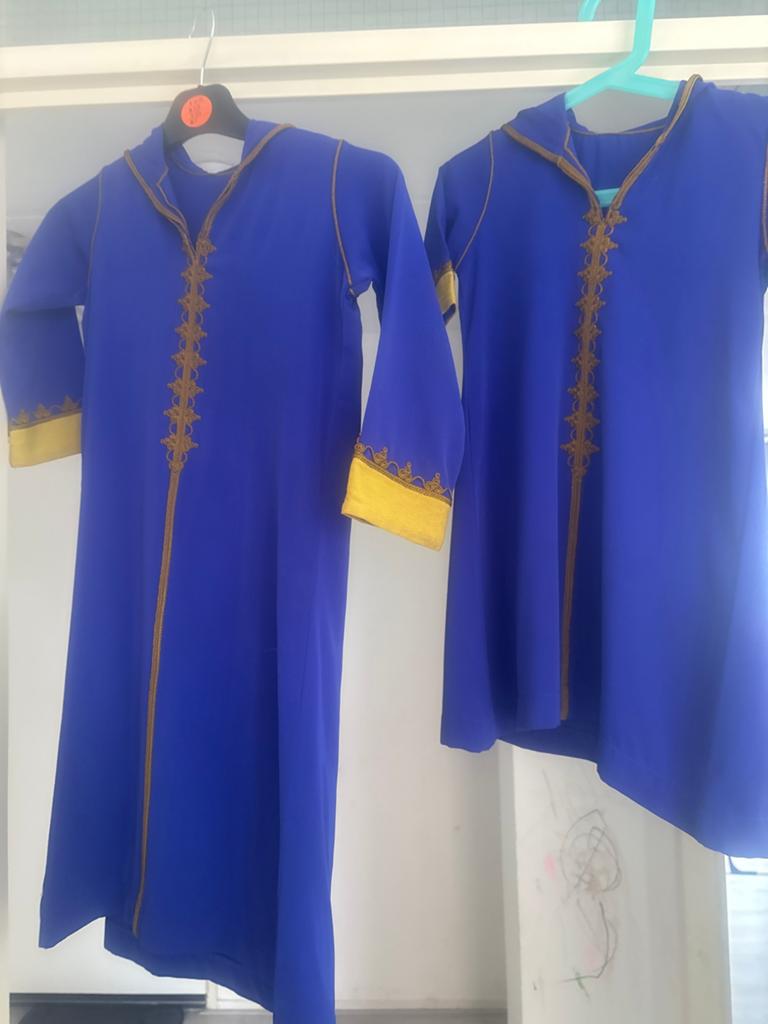 Set van 2 Marokkaanse Djellaba's voor kinderen, Kleding | Heren, Ophalen, Zo goed als nieuw, Overige maten