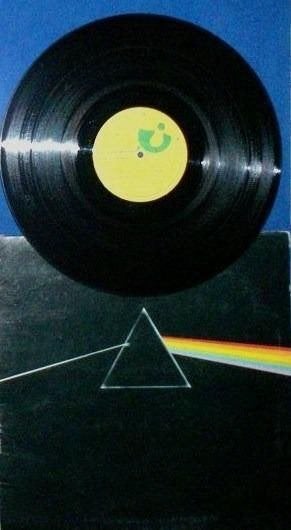 Pink Floyd LP DSOTM zeldzame persing geel Harvest label, Ophalen, LP, Progressive Rock, 12 inch