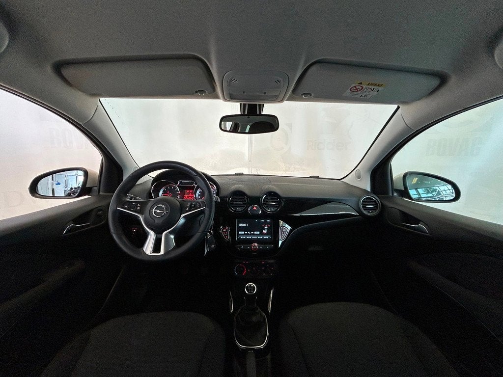 Opel ADAM 1.0 Turbo BlitZ|2E EIG|NAP|STUURVERW|AIRCO|PARK SE, Auto's, Opel, Euro 6, 4 stoelen, Zwart, Origineel Nederlands