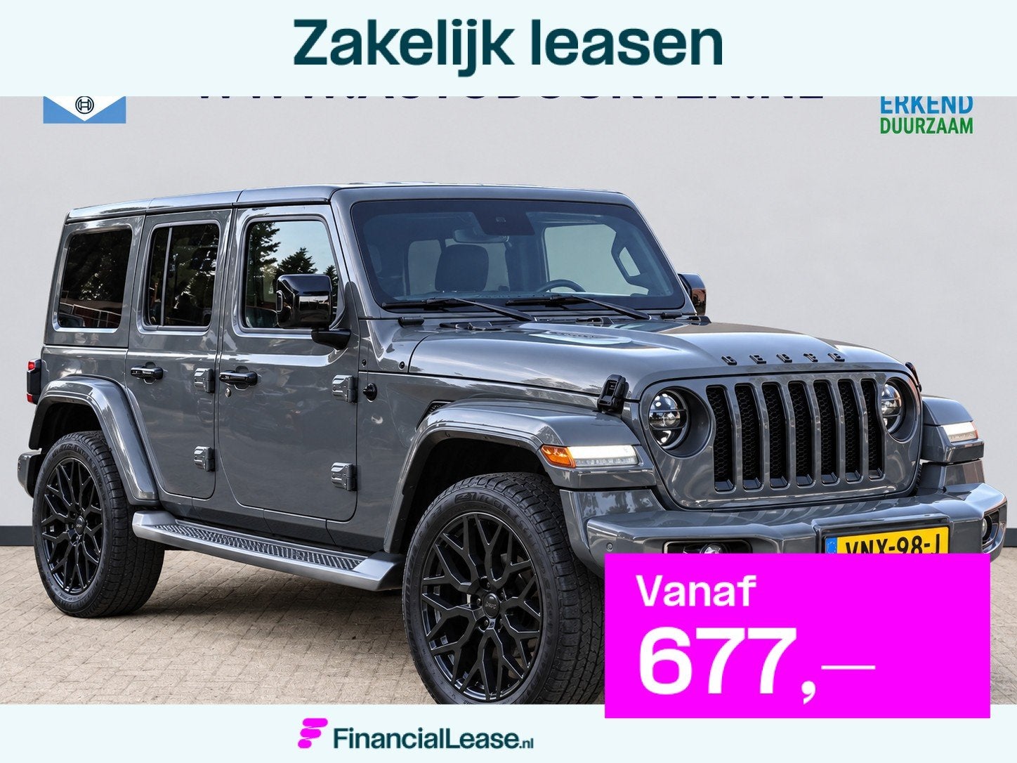 Jeep Wrangler 2.2D Rubicon|22" Brute|Adaptive|Leder|Trekhaak, Adaptive Cruise Control, Gebruikt, 4 cilinders, Leder