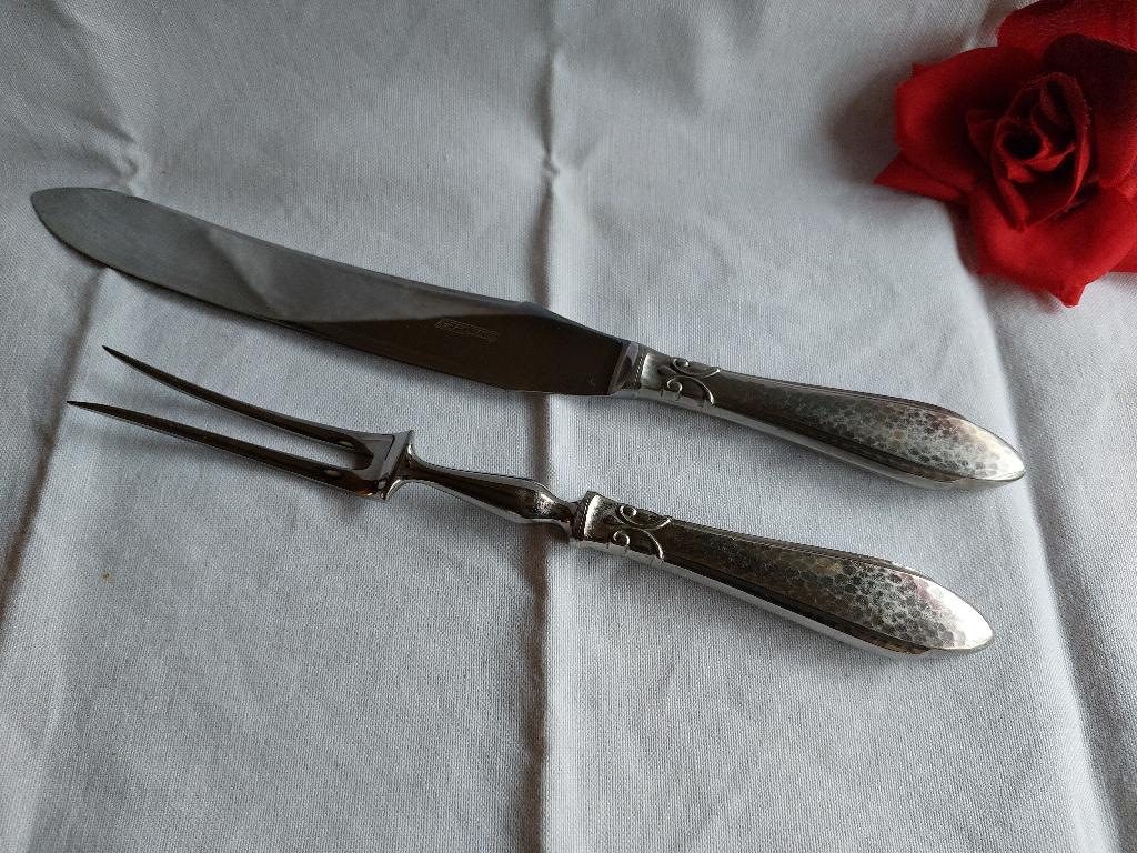 Gero Zilmeta 755 duoblock trancheercouvert, Antiek en Kunst, Antiek | Bestek, Verzenden