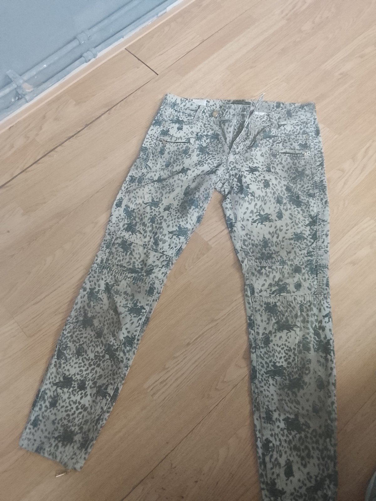 Sonia Bogner fijne ribbroek met Western motief, maat 38, Maat 38/40 (M), Bruin, Ophalen of Verzenden, Zo goed als nieuw