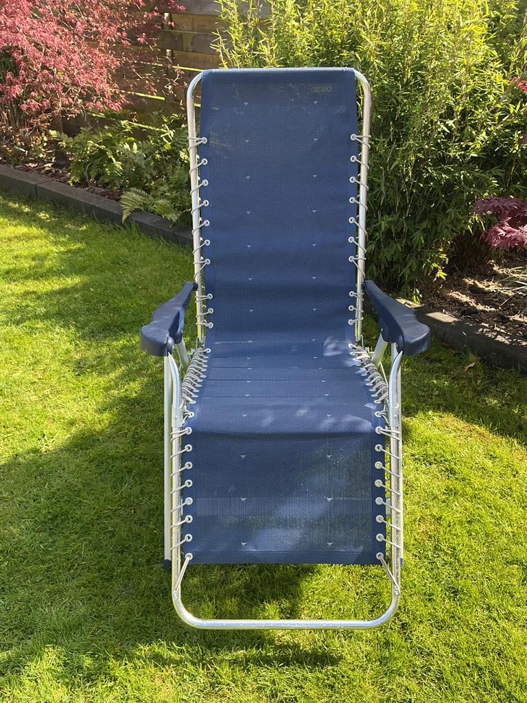 Crespo Relaxstoel (camping), Caravans en Kamperen, Ophalen, Gebruikt, Campingstoel