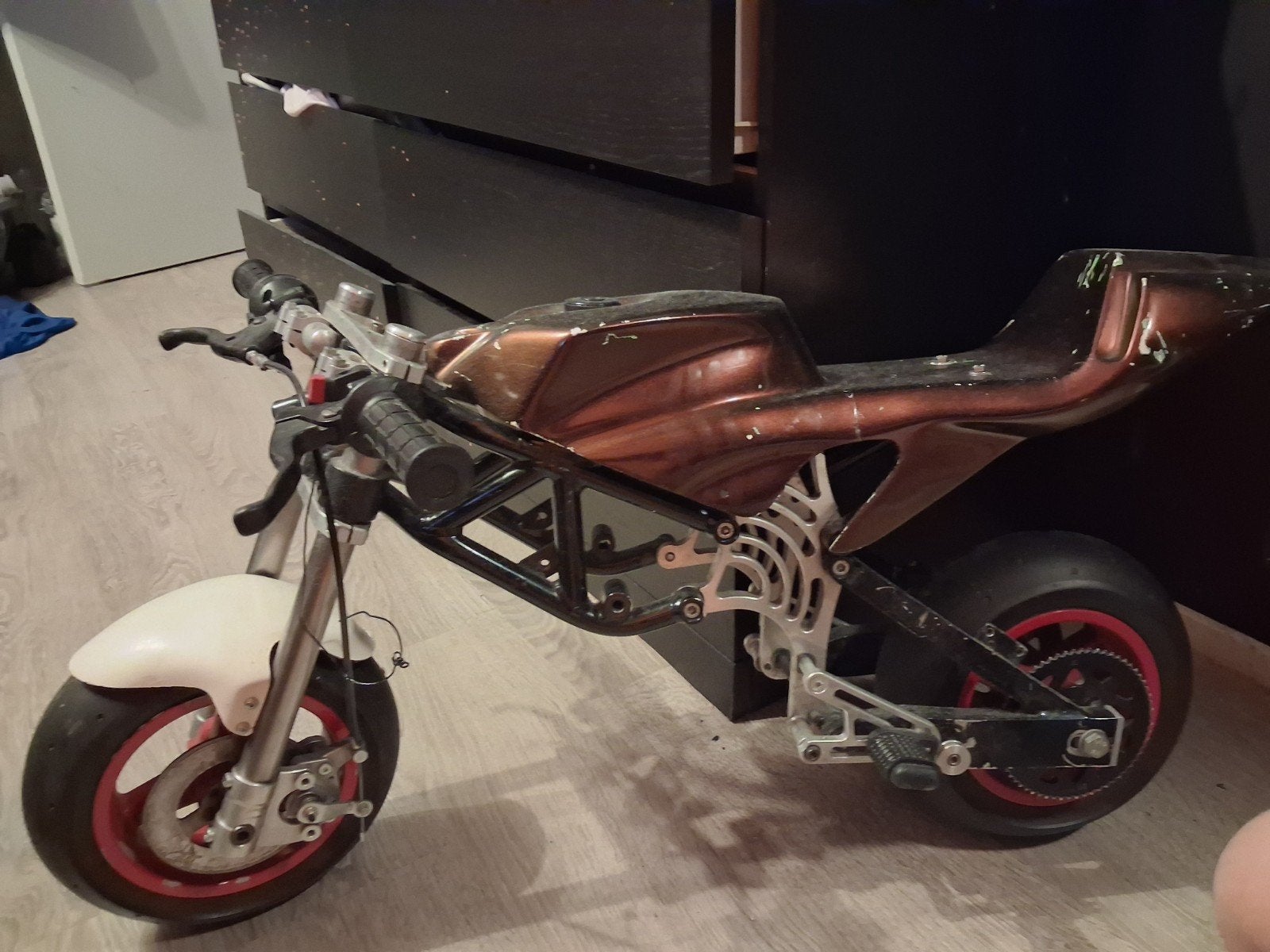 minibike /onderdelen en frame - BMS, Fietsen en Brommers, Minibikes, Midibikes en Pitbikes, Ophalen of Verzenden, Gebruikt, Pitbike