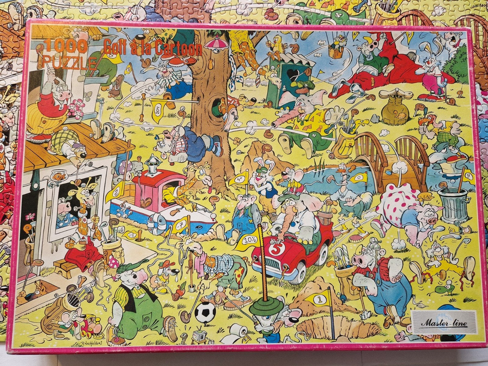 Zeldzame Masterline puzzel 1000 stukjes, Hobby en Vrije tijd, Denksport en Puzzels, Ophalen of Verzenden, 500 t/m 1500 stukjes