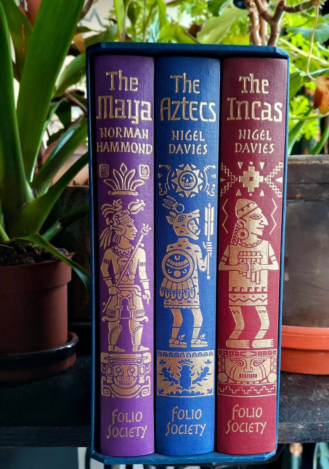 The Folio Society: Maya, Aztecs, Incas, Boeken, Ophalen of Verzenden, 20e eeuw of later, Zo goed als nieuw, Norman Hammond, Nigel Davies