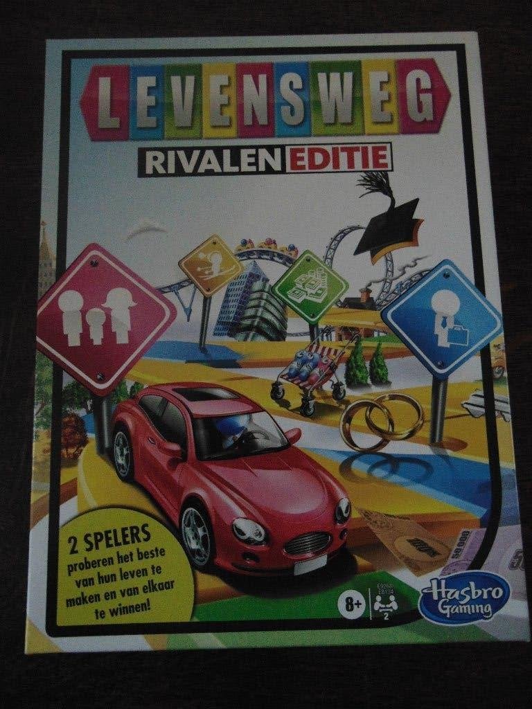 Levensweg Rivaleneditie Spel van Hasbro NIEUW, Hobby en Vrije tijd, Een of twee spelers, Ophalen of Verzenden, Nieuw, Hasbro