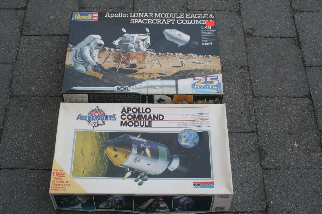 Revell Apollo 25 jaar + Monogram Apollo command module, 1:72 tot 1:144, Revell, Nieuw, Ophalen of Verzenden