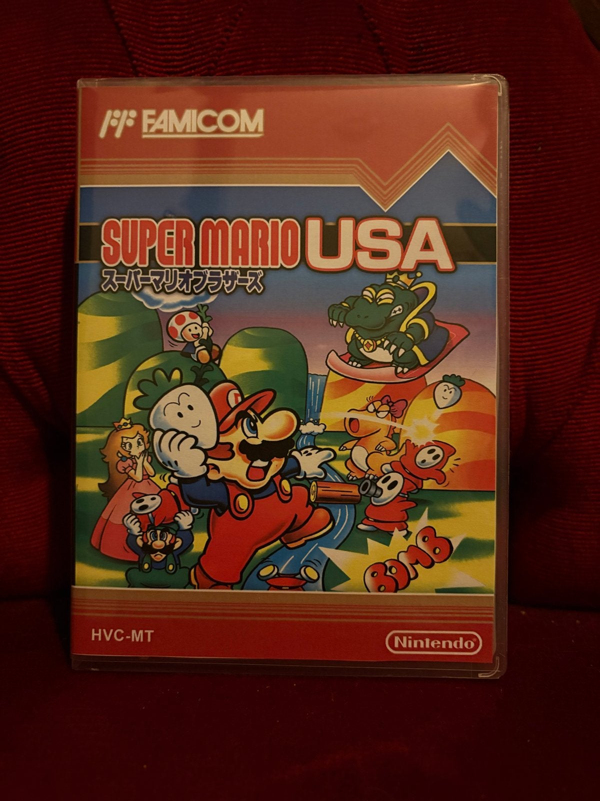 Super Mario USA (Famicom) - Universal Gamecase met fotoprint, Gebruikt, 1 speler, Ophalen of Verzenden, Vanaf 3 jaar