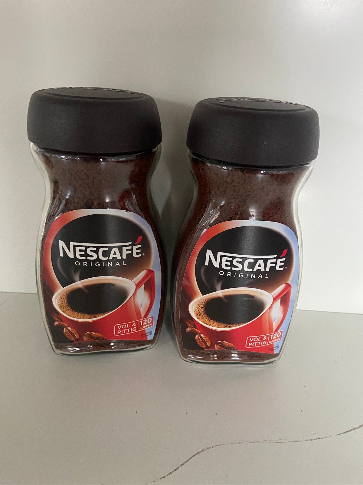 Nescafé Original Oploskoffie (2 Grote Potten a 120 Koppen), Ophalen of Verzenden