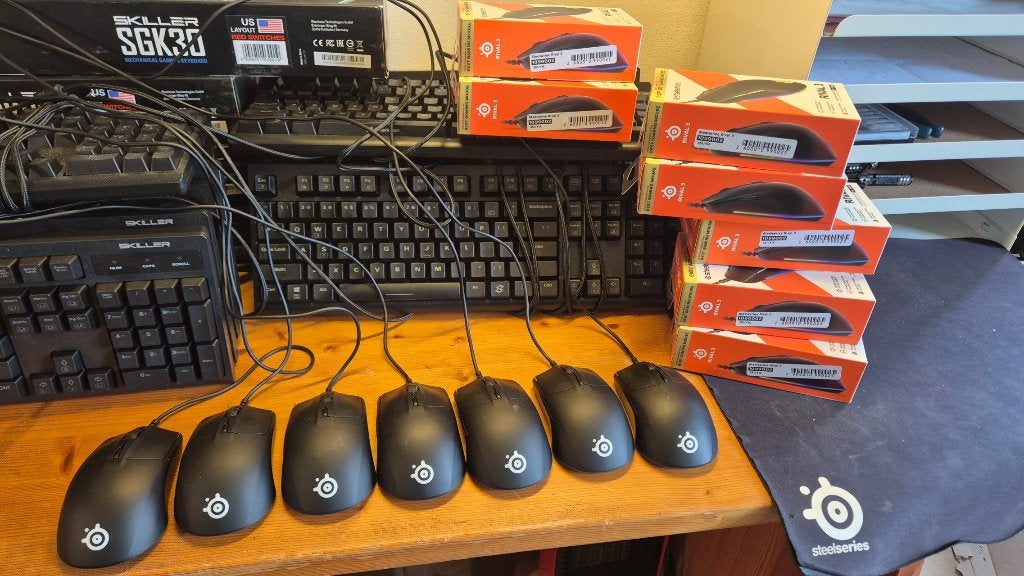 Gaming toetsenborden & muizen: Sharkoon SGK30, SteelSeries R, Ophalen, Gebruikt, SteelSeries, Qwerty