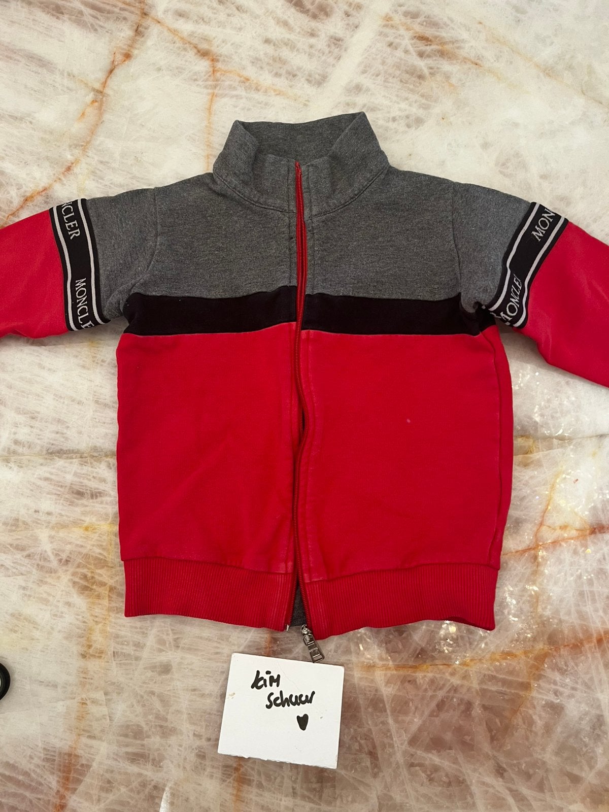 Origineel jongens vestje moncler, Kinderen en Baby's, Babykleding | Maat 86, Ophalen of Verzenden, Zo goed als nieuw, Jongetje