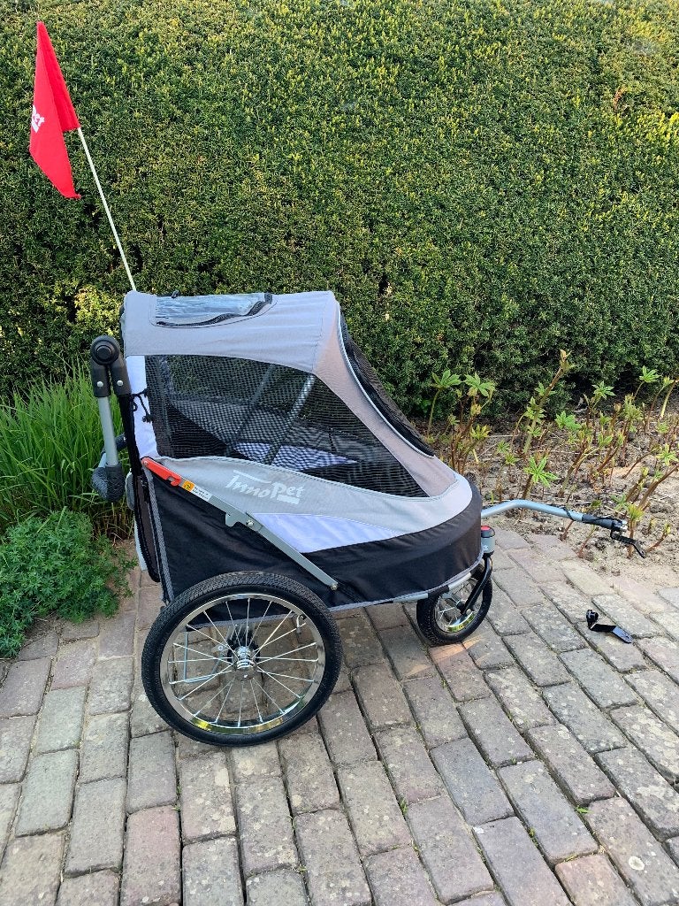 Hondenbuggy / fietskar : InnoPet Sporty Dog Trailer Deluxe, Dieren en Toebehoren, Honden-accessoires, Gebruikt, Ophalen