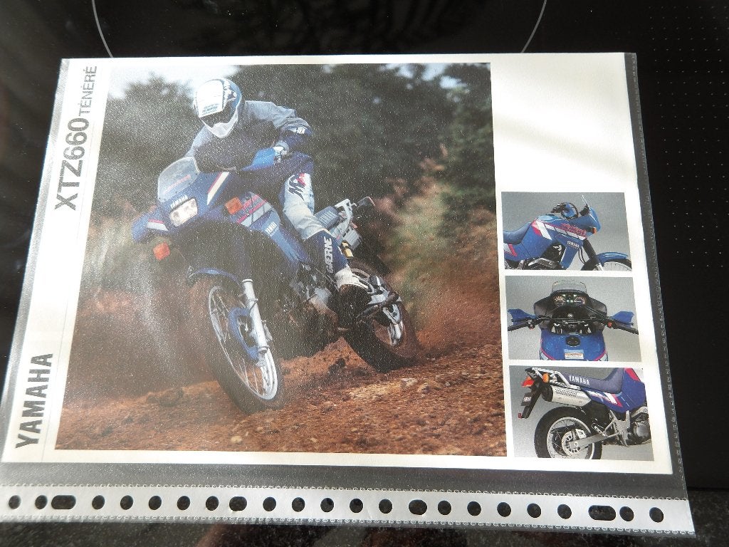Yamaha XTZ660 Ténéré Brochure/Folder, Ophalen of Verzenden, Yamaha