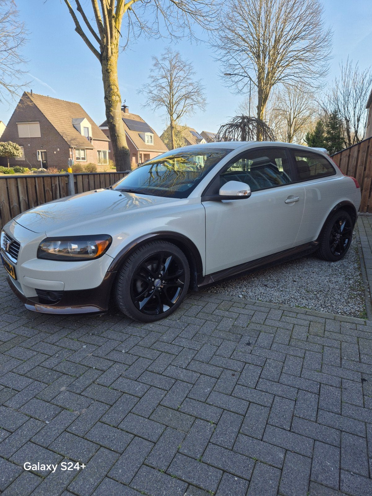 Volvo C30 1.8 sport 2009 Wit lpg g3, Voorwielaandrijving, 125 pk, Zwart, 4 cilinders
