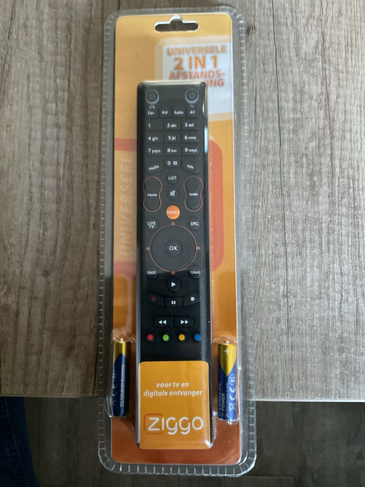 Ziggo Universele 2-in-1 Afstandsbediening (Nieuw), Ophalen of Verzenden, Nieuw, Universeel, Tv