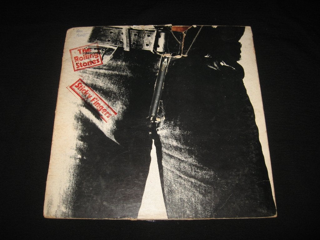 The Rolling stones Sticky Fingers  LP  1971, Cd's en Dvd's, Gebruikt, Overige formaten, Ophalen of Verzenden, 1970 - 1979
