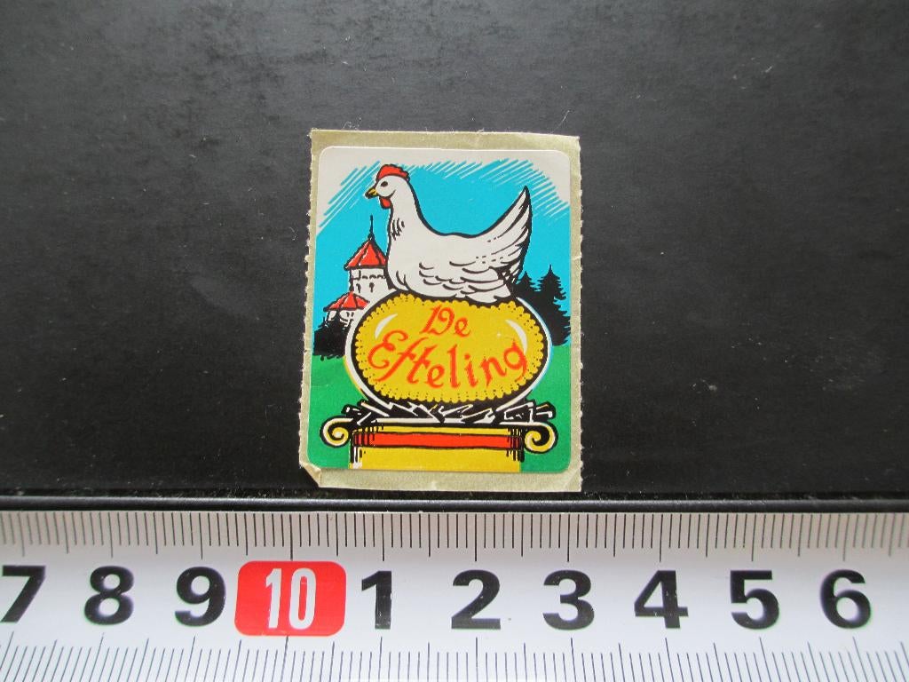 sticker de efteling kaatsheuvel kip gouden ei, Verzamelen, Ophalen, Zo goed als nieuw