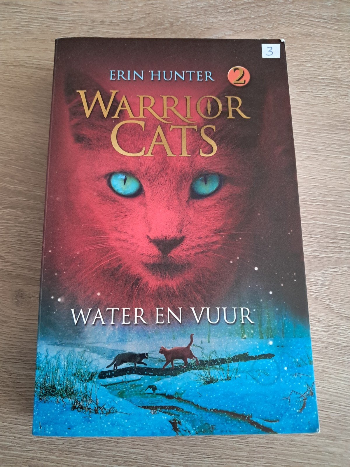 Warrior Cats: Water en Vuur (Deel 2) - Erin Hunter, Ophalen of Verzenden, Zo goed als nieuw, Erin Hunter