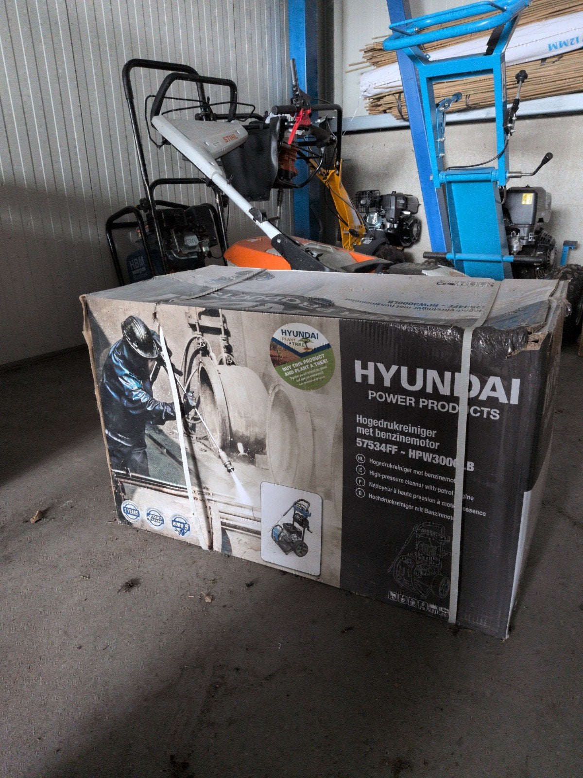 Hyundai Hogedrukreiniger met benzinemotor - Nieuw in doos, Ophalen of Verzenden, Nieuw, Benzine, Hyundai