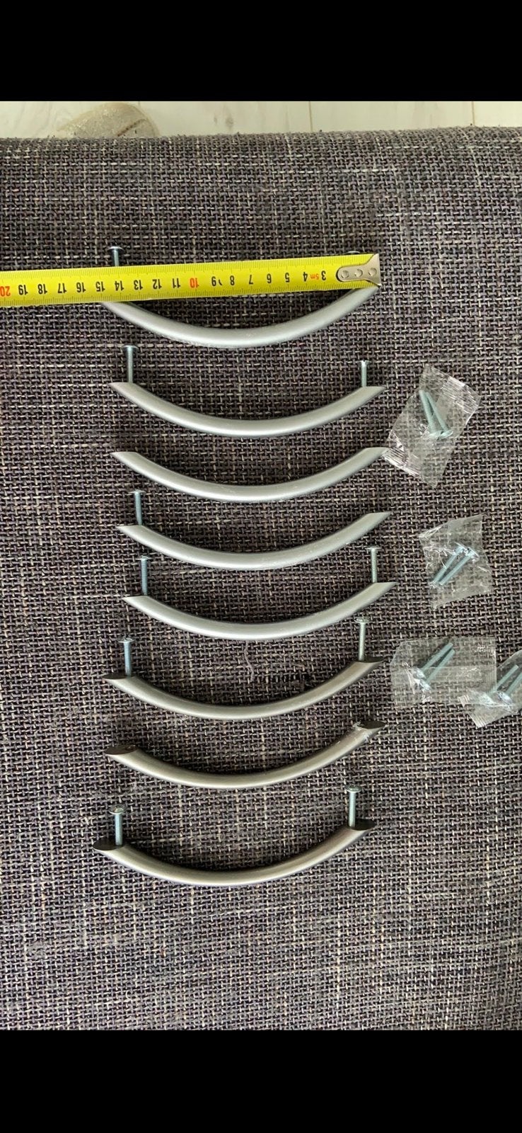 Ikea Värnamo, handgrepen, chroom, Minder dan 50 cm, Ophalen of Verzenden, Zo goed als nieuw, Minder dan 25 cm