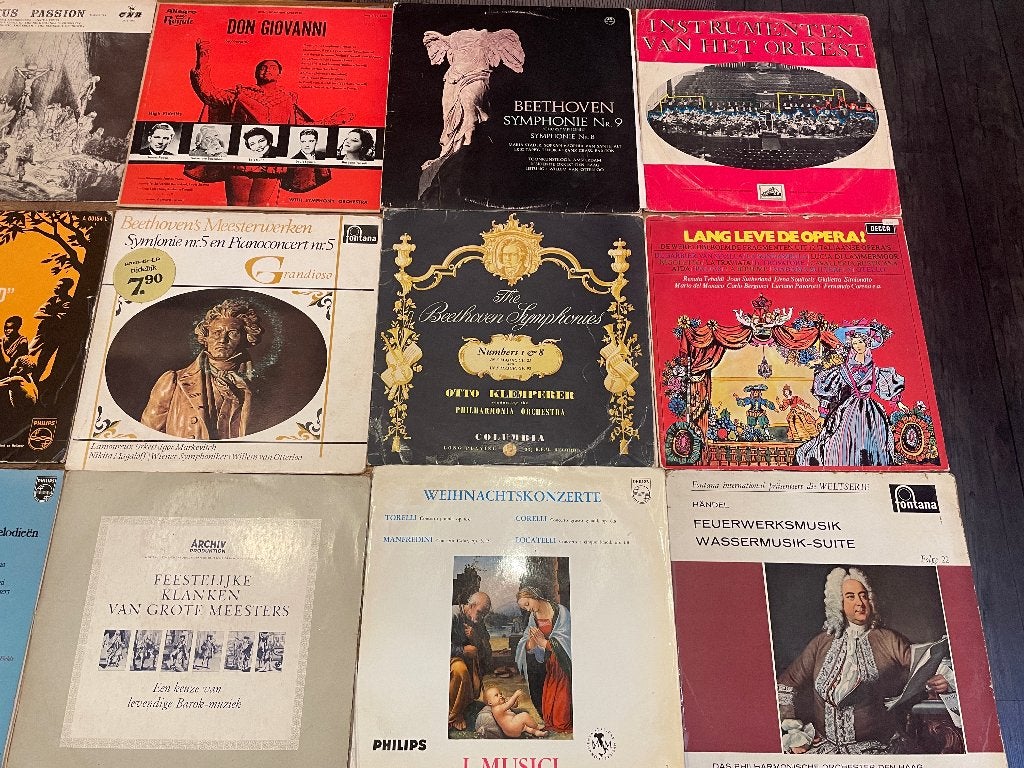 C580 Verzameling Klassieke LP's Vinyl Beethoven Barok Opera, Gebruikt, Overige typen, Ophalen of Verzenden, 12 inch