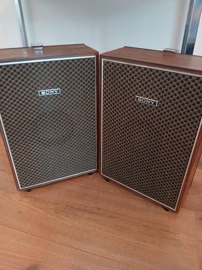 Retro sony speakers, Ophalen of Verzenden, Minder dan 500 watt