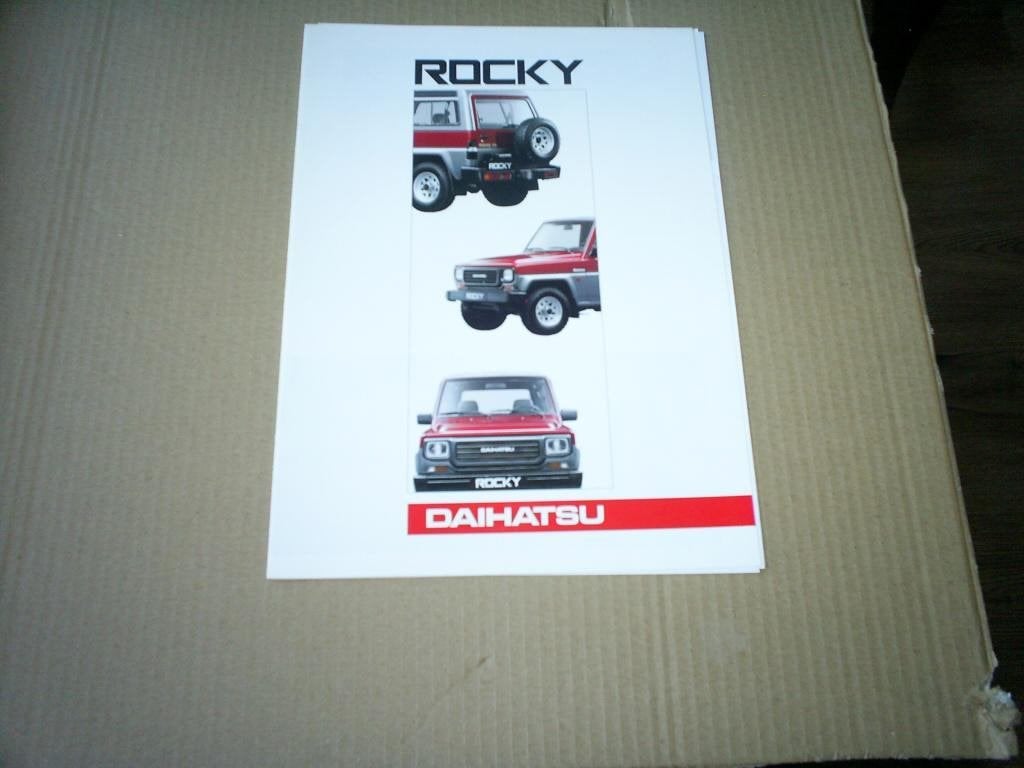 Daihatsu Rocky 1991 10 pag. + Prijslijst, Verzenden, Zo goed als nieuw, Overige merken