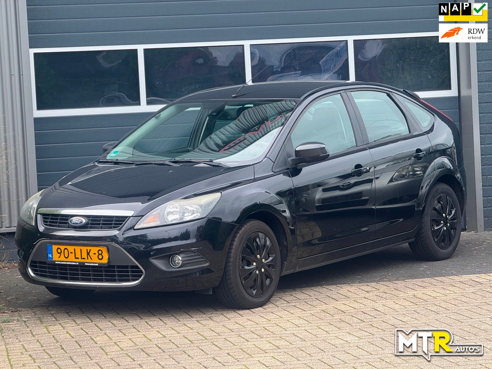 Ford Focus 1.8 Limited NWE APK|NAP|AIRCO, Euro 5, Gebruikt, Zwart, 4 cilinders