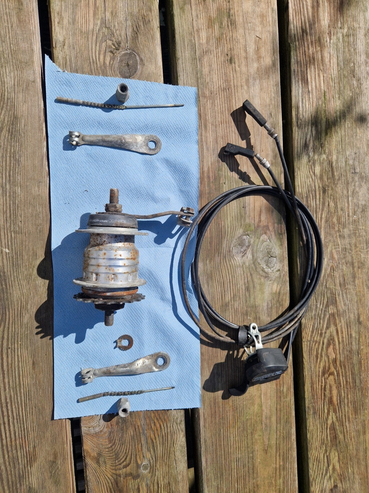 Sachs torpedo pentasport 5 remnaaf, Fietsen en Brommers, Gebruikt, Torpedo pentasport, Overige typen, Staal