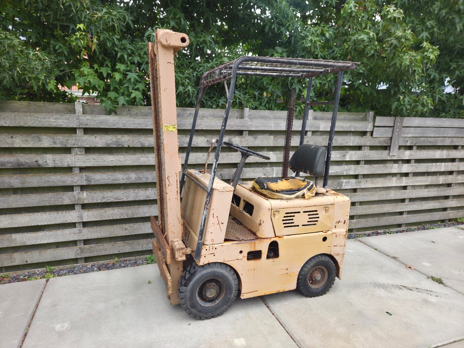 Fiat DM15/SV Diesel Heftruck Opknapper Linde Toyota Stihl, Diesel, Heftruck, Ophalen of Verzenden, 1000 tot 2000 kg