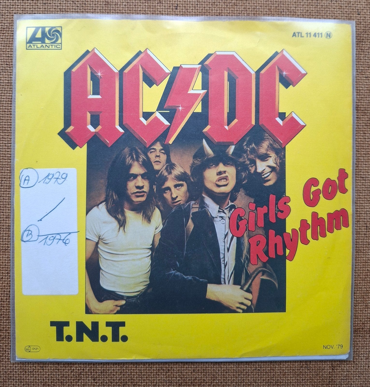 AC/DC  - Girls got rhytm - Single is TOP, Ophalen of Verzenden, Gebruikt, 7 inch, Pop