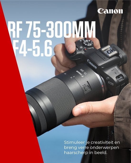 Canon RF 75-300mm F4-5.6 objectief / zoomlens, Audio, Tv en Foto, Canon, Zoom, Nieuw, Canon RF