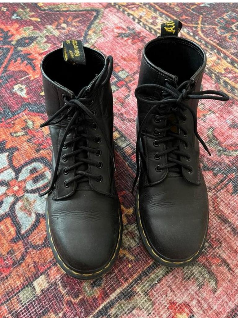 Dr Martins 1460 zwart maat 40 in soepel leer, Ophalen of Verzenden, Zo goed als nieuw, Zwart