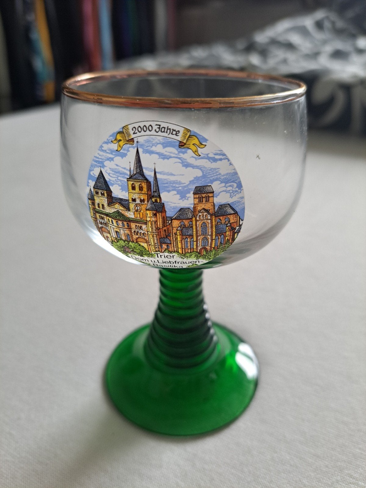 Vintage Trier Dom & Liebfrauen-Basilika Glas, Antiek en Kunst, Ophalen of Verzenden