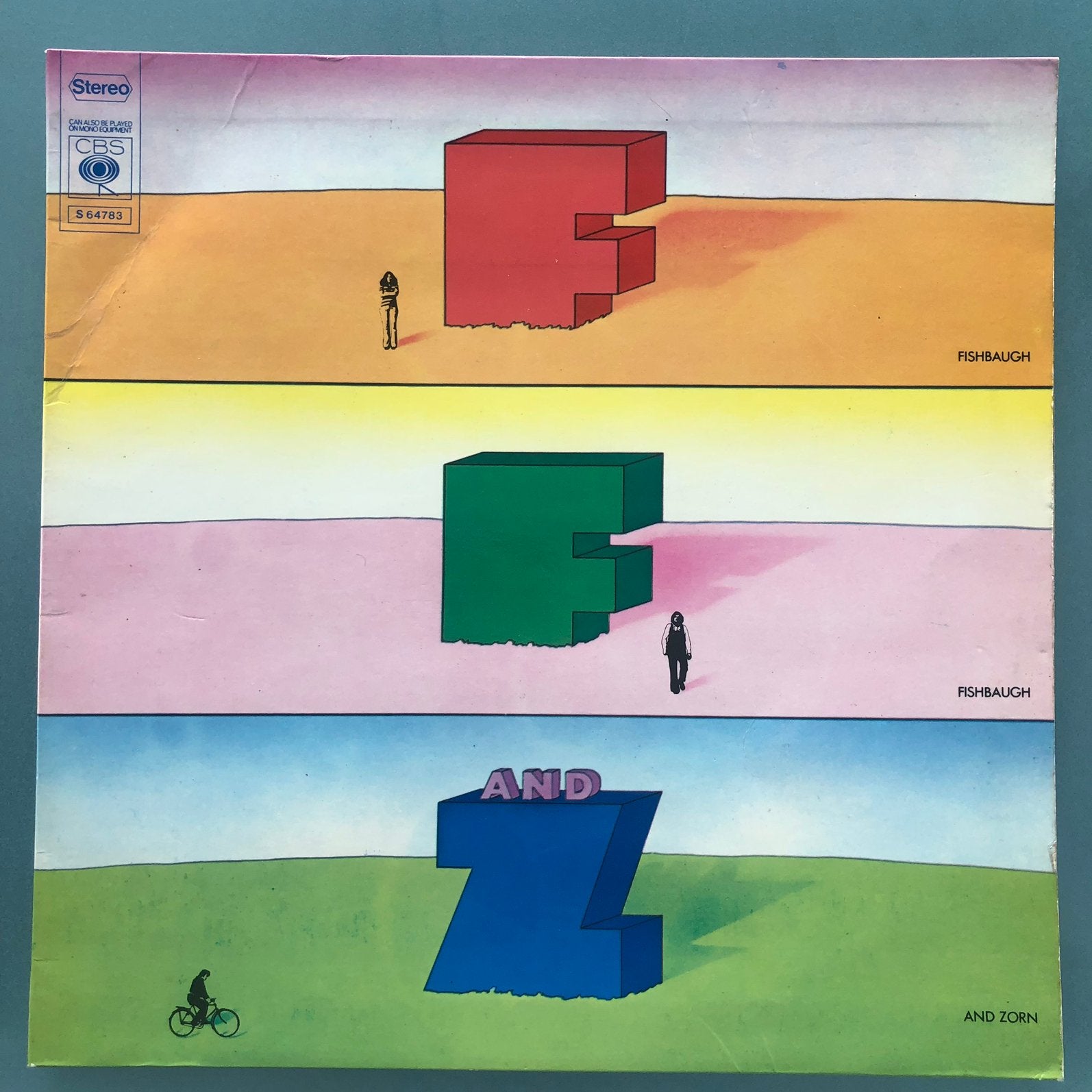 Fishbaugh, Fishbaugh And Zorn - F, F And Z, LP, Ophalen of Verzenden, Gebruikt, 12 inch, Poprock