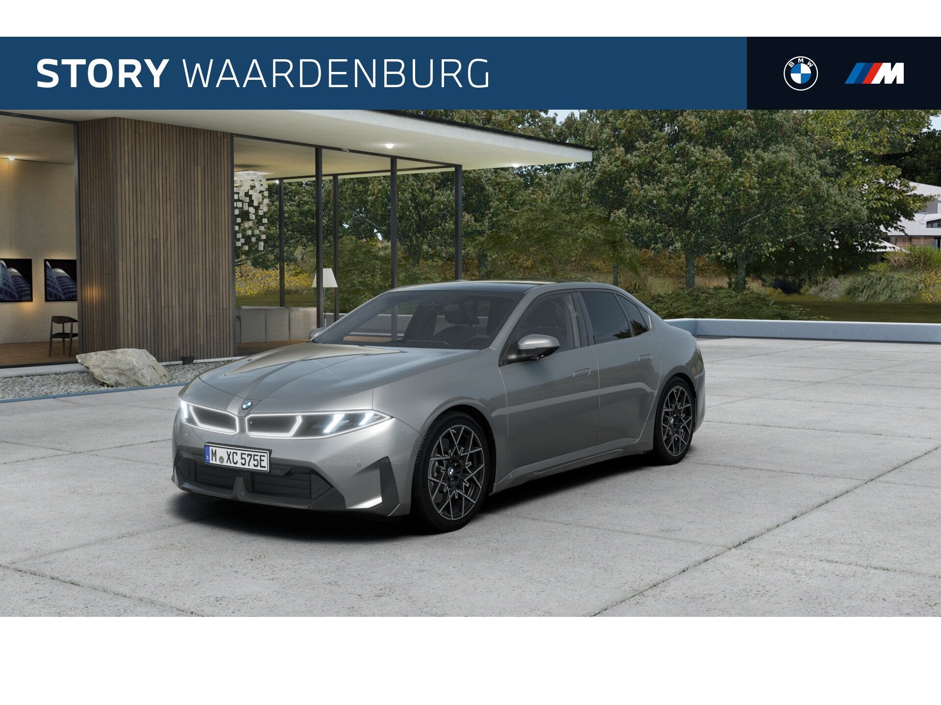 BMW i3 50 xDrive M Sport / Trekhaak / Panoramadak / 3D Head-, Auto's, Automaat, Dealer onderhouden, Zwart, Leder